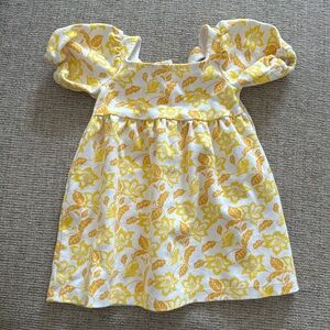 18-24m Janie and Jack Yellow Floral Dress